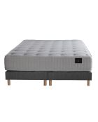 Ensemble Séléné Matelas ressorts ensachés + 2 Sommiers gris