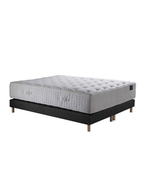 Set materasso a molle insacchettate Helios + 2 reti letto antracite