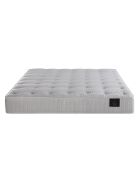 Ensemble Comète Matelas ressorts ensachés + 2 Sommiers + Tête de lit capitonnée bleu