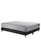 Ensemble Séléné Matelas ressorts ensachés + 2 Sommiers anthracite