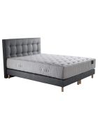 Set Artemis 2 materassi a molle insacchettate + 2 sommers + testiera imbottita grigia