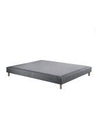 Sommier tapissier Crépuscule bois massif gris