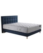 Set Artemis 2 materassi a molle insacchettate + Sommer + testiera imbottita blu