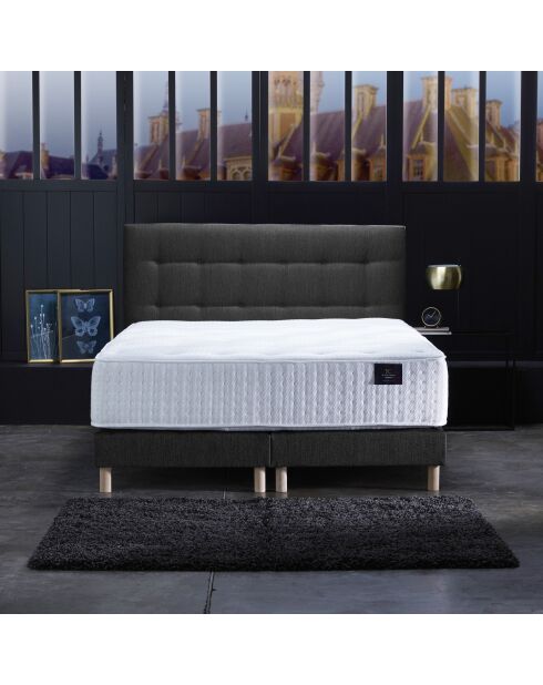 Materasso in schiuma ad alta resilienza Callisto Set + 2 giroletto antracite