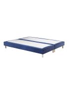 2 Sommiers tapissier en Velours Intemporel bleu