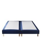 2 Sommiers tapissier en Velours Intemporel bleu