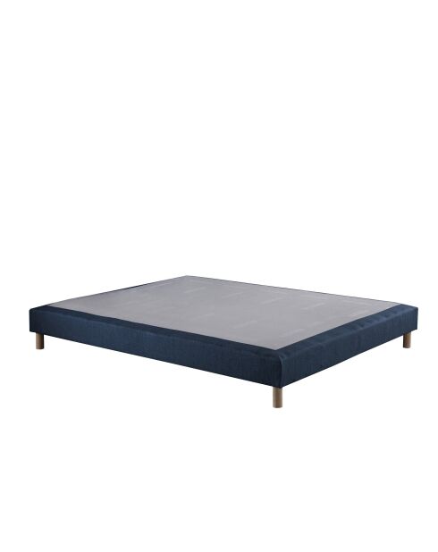 Sommier tapissier Crépuscule bois massif bleu