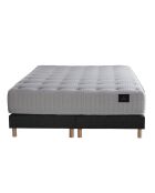 Set materasso a molle insacchettate Hécate + 2 reti letto antracite