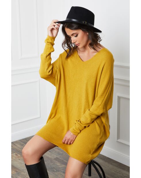 Robe Pull Laurence Moutarde