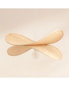 Suspension En Bambou Naturel 80X70X30Cm Luciole