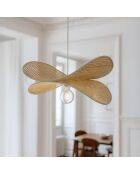 Suspension En Bambou Naturel 60X50X205Cm Luciole