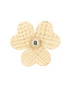Applique Murale En Bambou Naturel 45X45Cm Petali