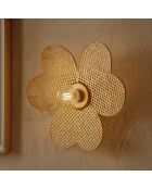 Applique Murale En Bambou Naturel 45X45Cm Petali