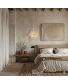 Applique Murale En Bambou Naturel 45X45Cm Petali