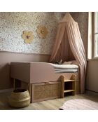 Applique Murale En Bambou Naturel 45X45Cm Petali