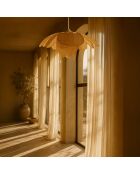 Suspension En Bambou Naturel 67X67X24Cm Peonia