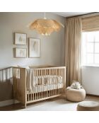 Suspension En Bambou Naturel 67X67X24Cm Peonia