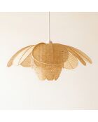 Suspension En Bambou Naturel 67X67X24Cm Peonia