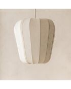 Suspension Alba blanche - D.34xH.33 cm