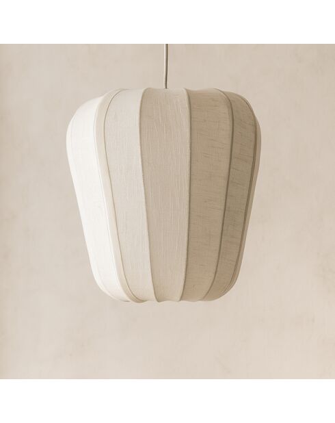Suspension Alba blanche - D.34xH.33 cm