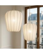 Suspension Alba blanche - D.34xH.33 cm