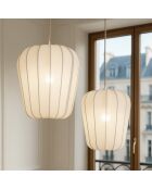 Suspension Alba blanche  - D.35xH.39 cm