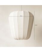 Suspension Alba blanche  - D.35xH.39 cm