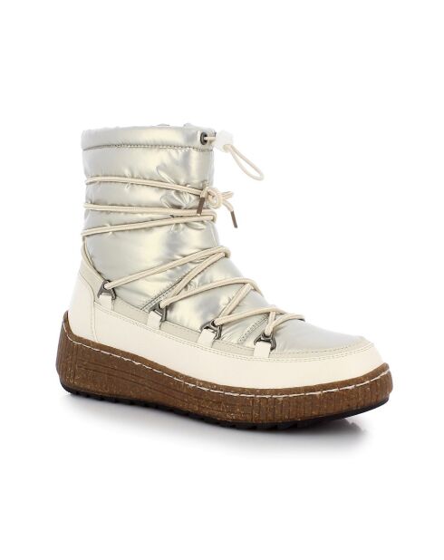 Bottines VALLY Or Irisé