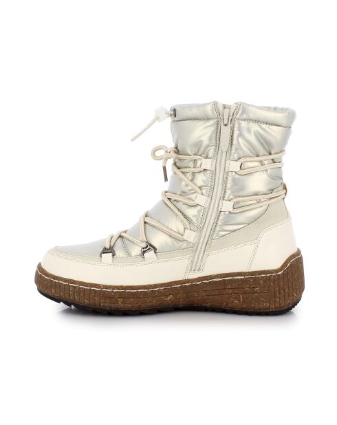 Bottines VALLY Or Irisé