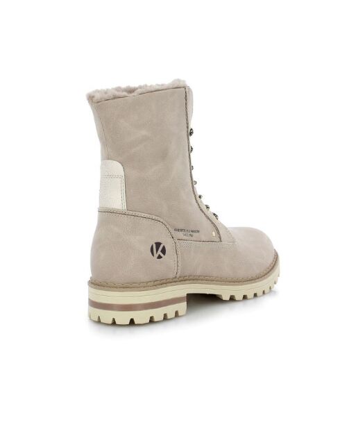 Bottines LAINA - Beige Clair