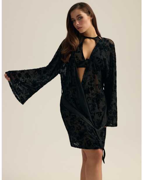 Déshabillé K Zequine noir