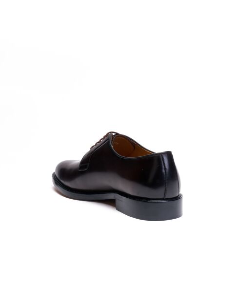 Derbies en Cuir marron foncé