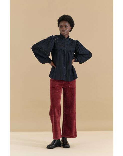 Blusa Ottawa nera