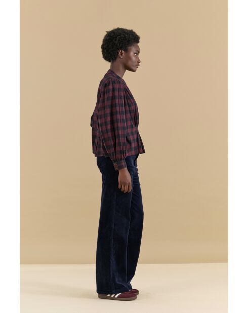 Rode geruite blouse van Saigon