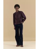 Rode geruite blouse van Saigon