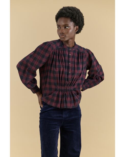 Rode geruite blouse van Saigon