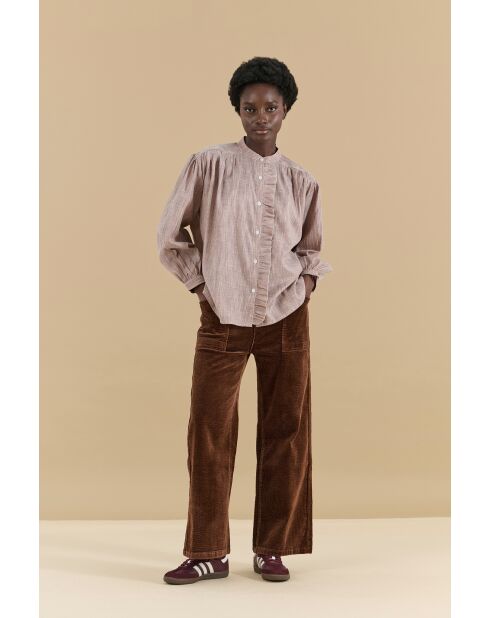 Blouse Zagreb Beige Chiné