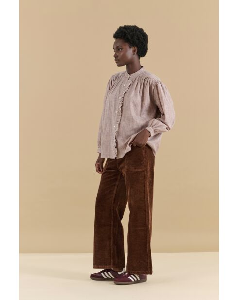 Blouse Zagreb Beige Chiné