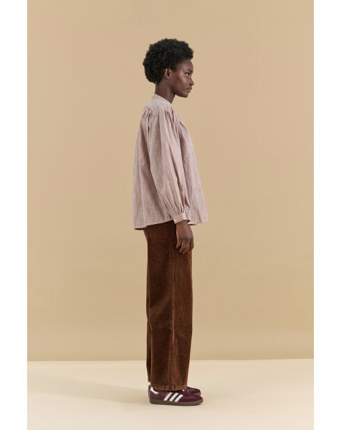 Blouse Zagreb Beige Chiné