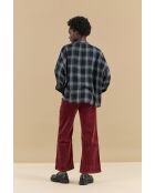 Neworleans Schwarz/Blaue Bluse