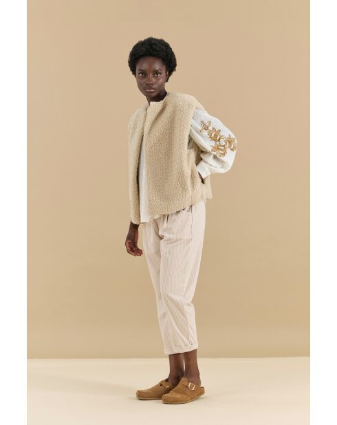 Veste Sans Manches Cali écrue