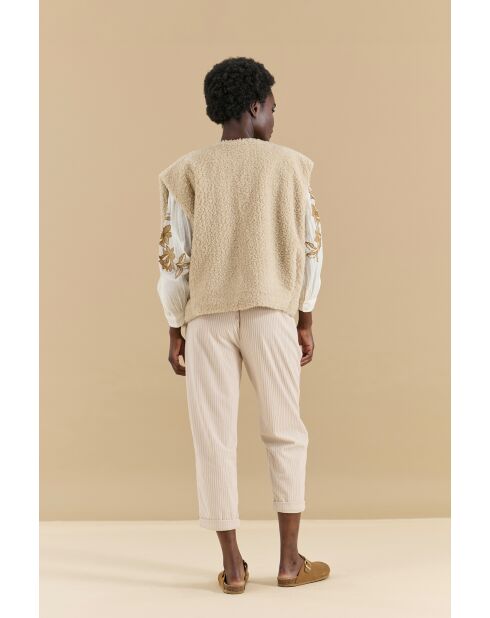 Veste Sans Manches Cali écrue