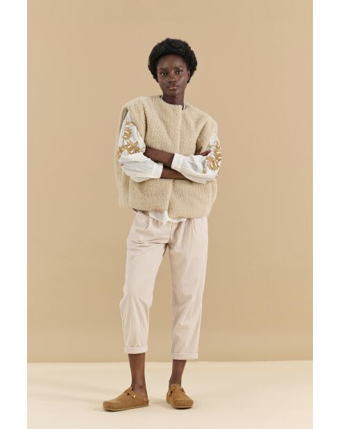 Veste Sans Manches Cali écrue