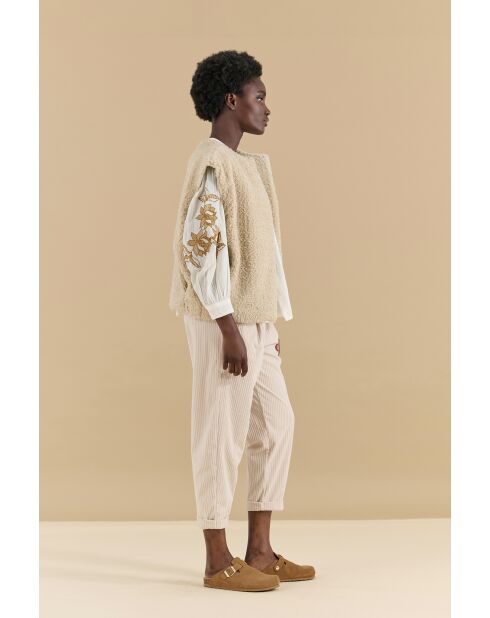 Veste Sans Manches Cali écrue