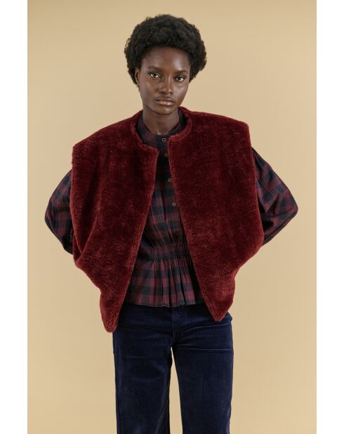 Veste Sans Manches Bruxelles Bordeaux