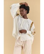 Ecru blouse Kaboul