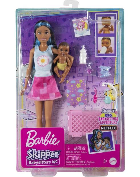 Barbie Skip Sleepy Dvl Pop Rose