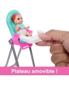 Poupée Barbie Skipper Babysitter - Repas de bébé