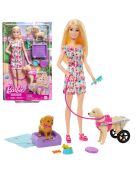 Barbie chien marcheur avec chaise roulante