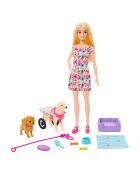Barbie chien marcheur avec chaise roulante